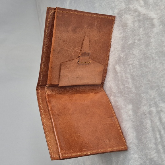 Animal Print Genuine Leather Vintage Clutch Crossbody w/wallet - Picture 11 of 17